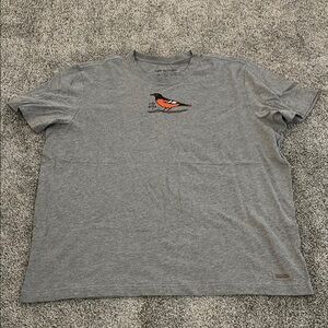 Life Is Good Baltimore Oriole Gray Tee
